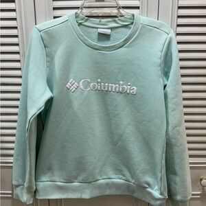 Columbia Light Green Crew Neck Top